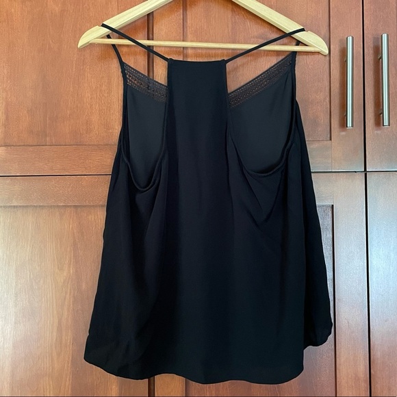 Greylin Black Crochet Camisole Tank Top Size Large - Picture 5 of 9